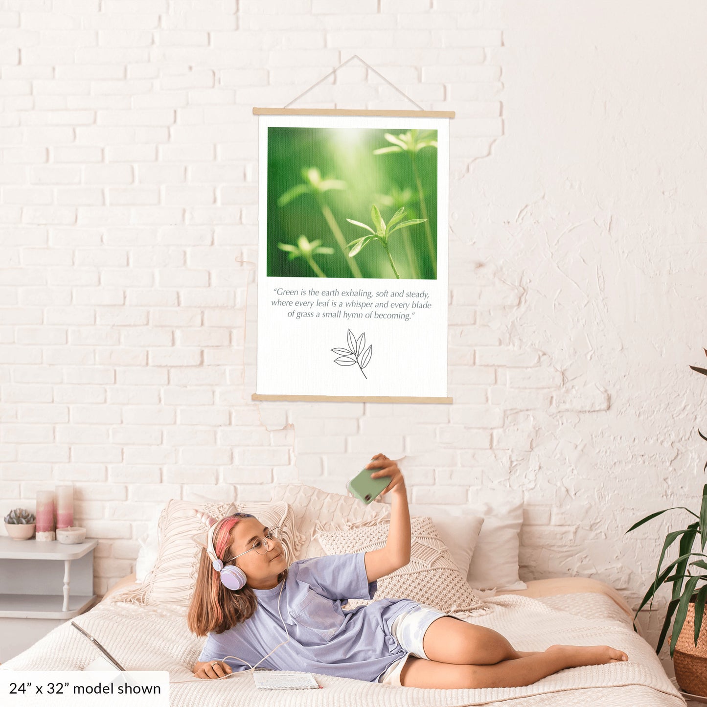 Green Nature Hanging Canvas