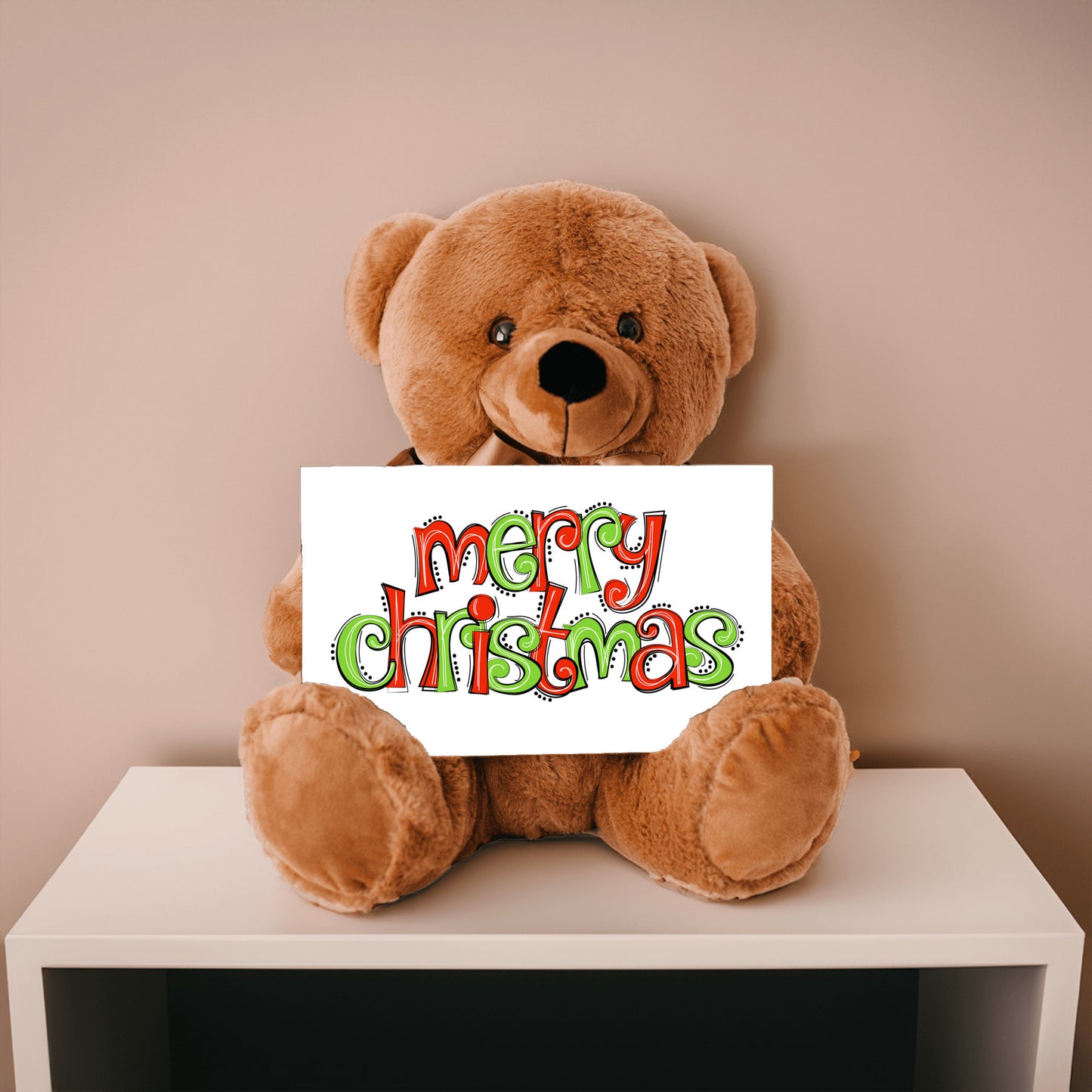Merry Christmas Teddy Bear