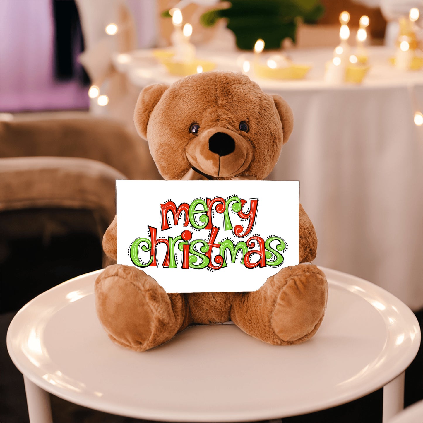 Merry Christmas Teddy Bear