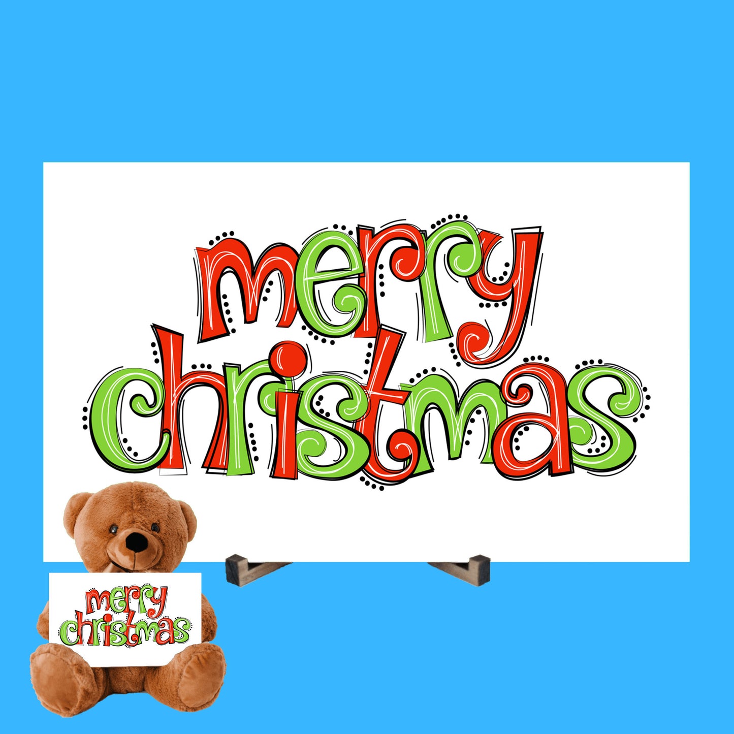Merry Christmas Teddy Bear