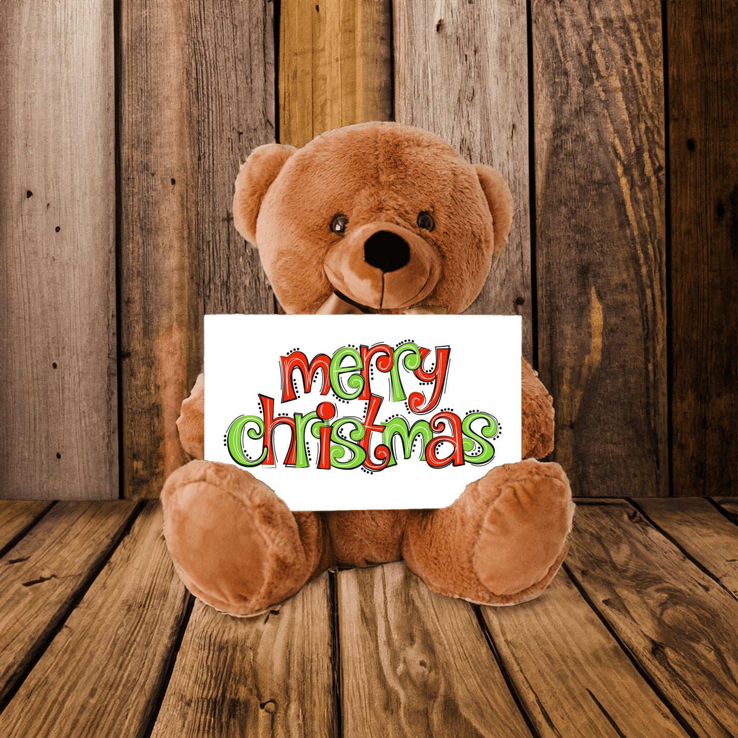 Merry Christmas Teddy Bear
