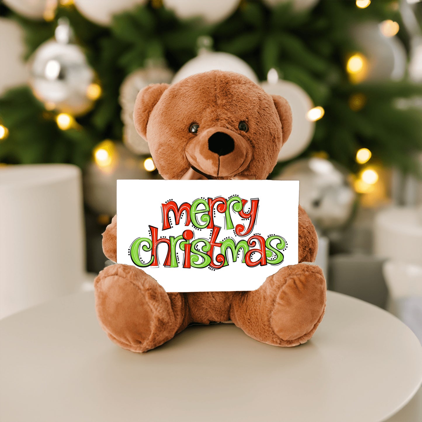 Merry Christmas Teddy Bear
