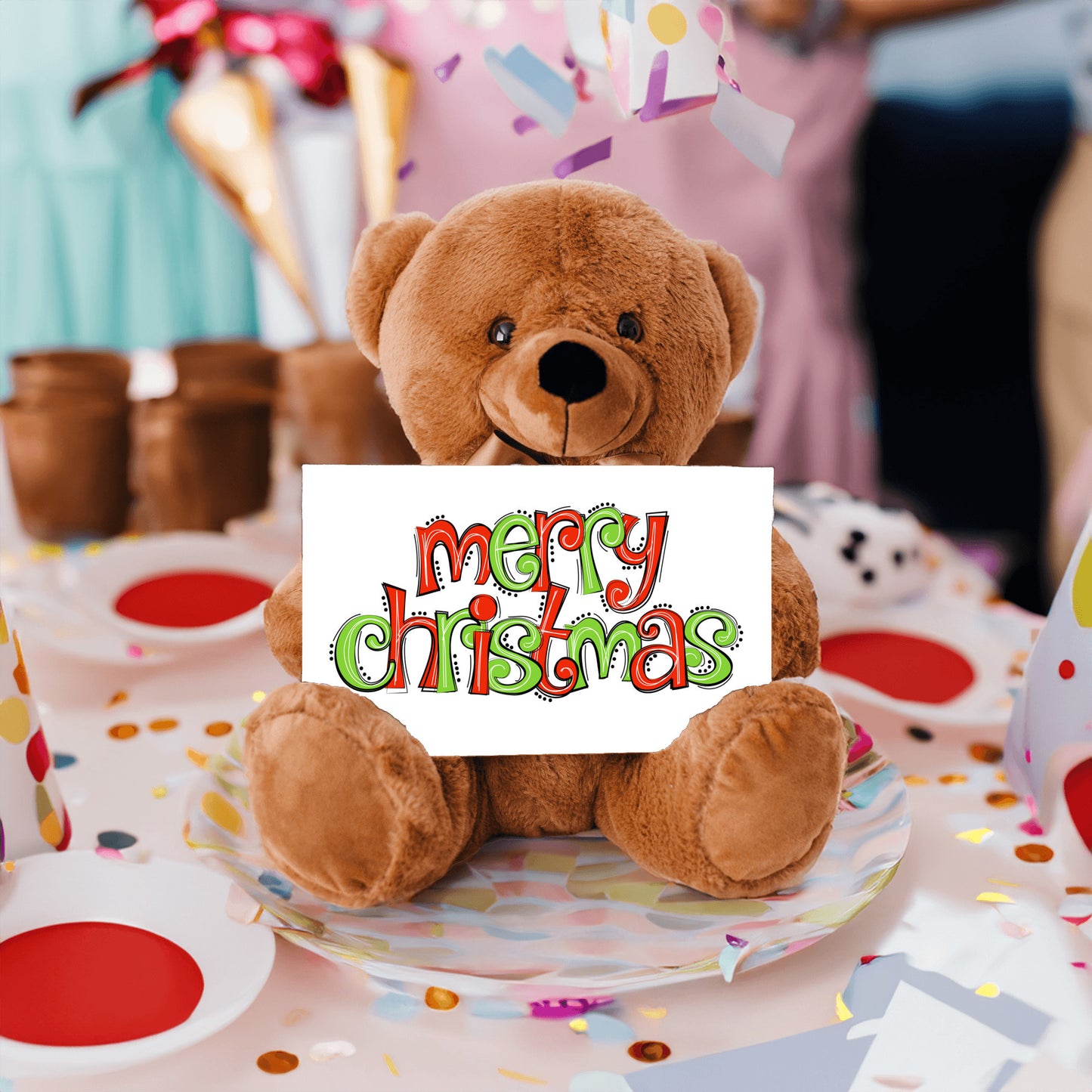 Merry Christmas Teddy Bear