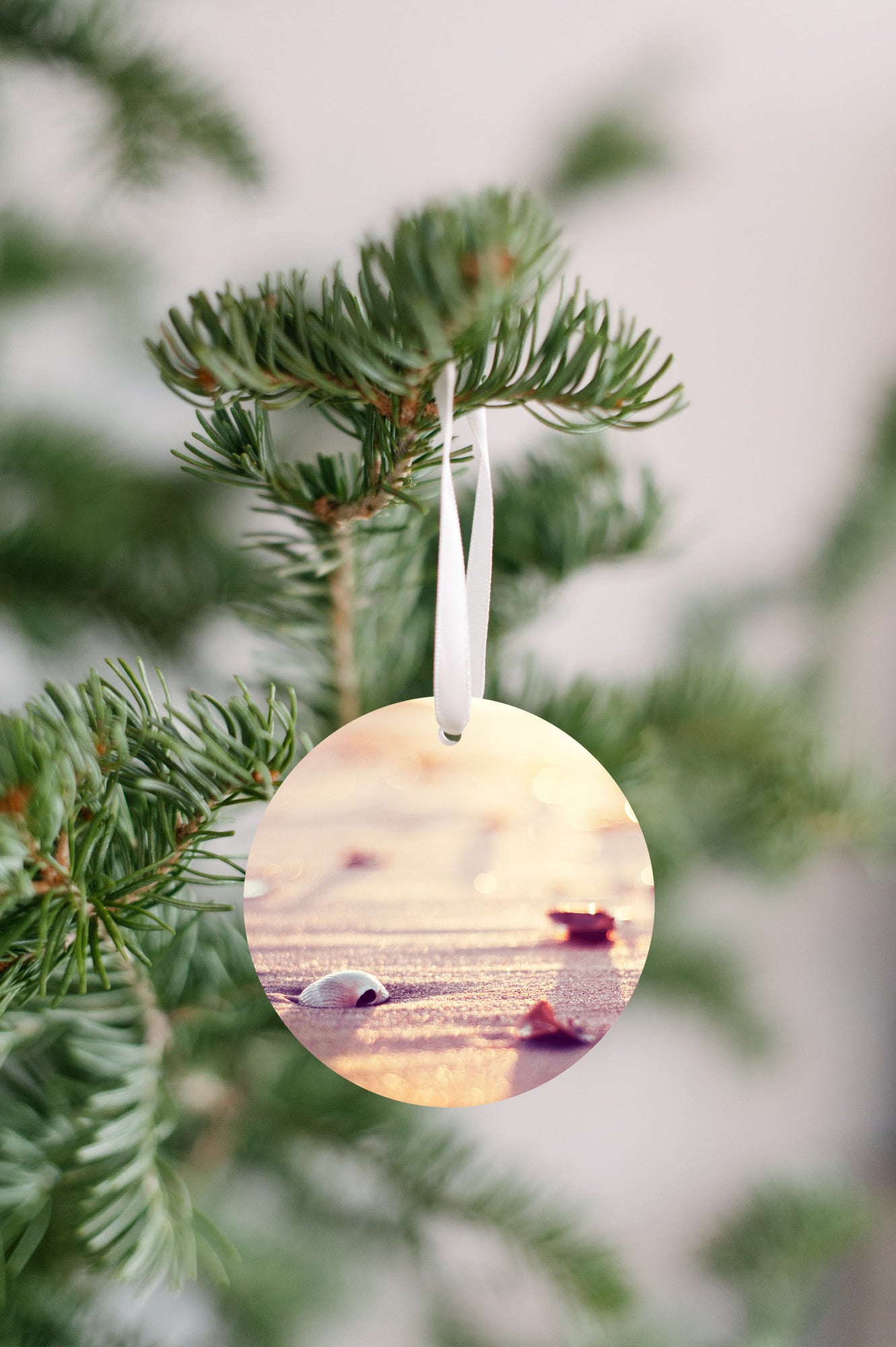 Beach Christmas Tree, Seashell Ornament