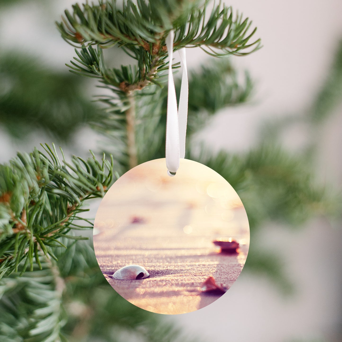 Beach Christmas Tree, Seashell Ornament