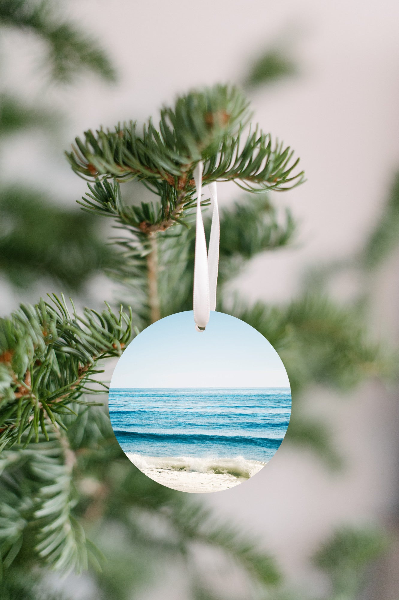Ocean Beach Ornament, Christmas Gift