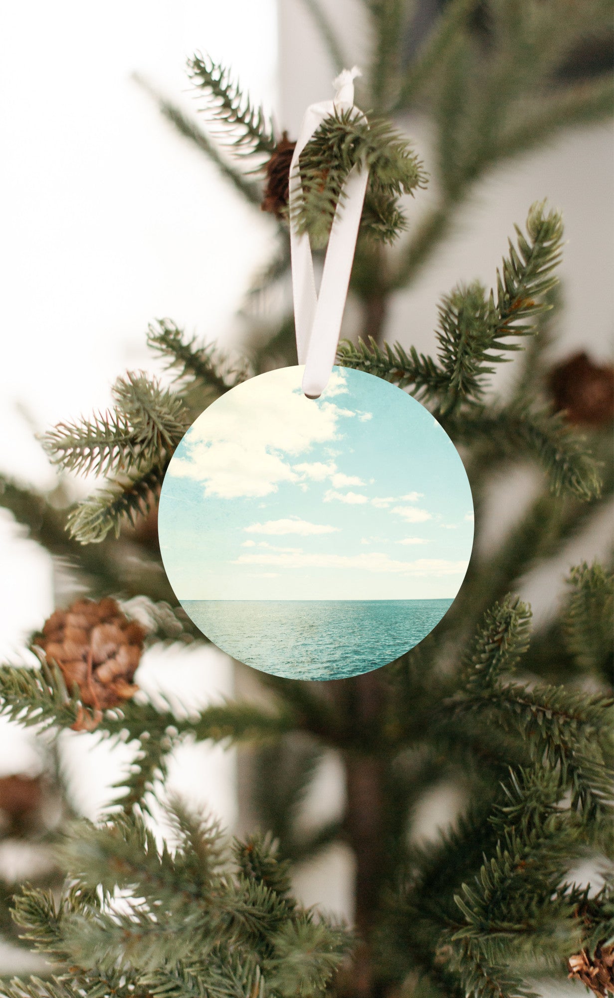 Ocean Beach Ornament, Christmas Gift