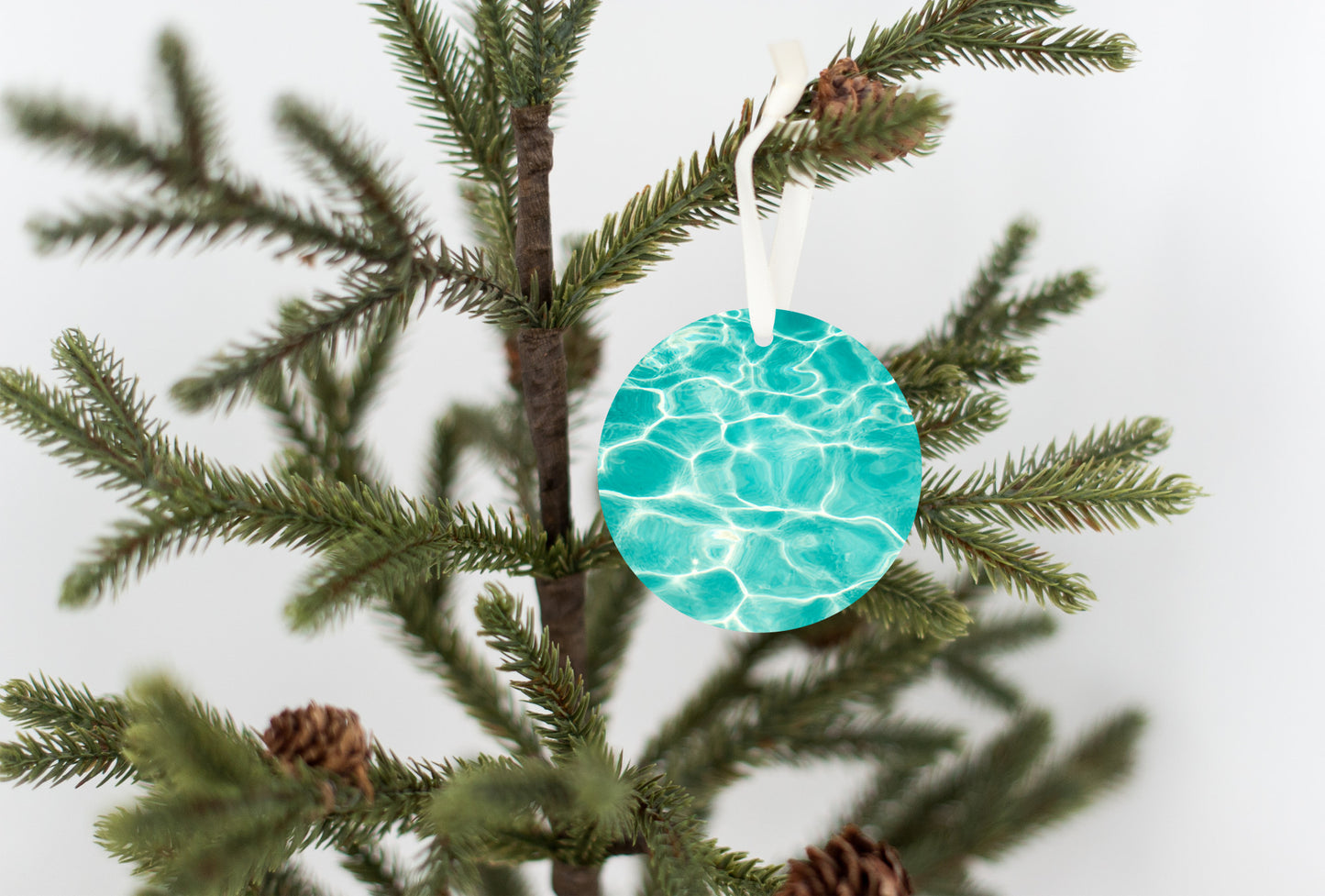 Ocean Water Ornament, Beach Photography Gift
