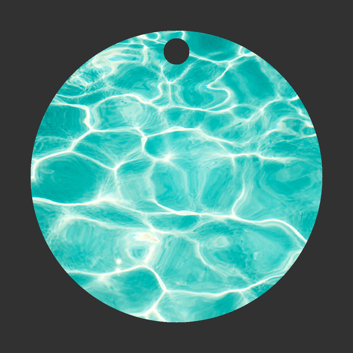 Ocean Water Ornament, Beach Photography Gift