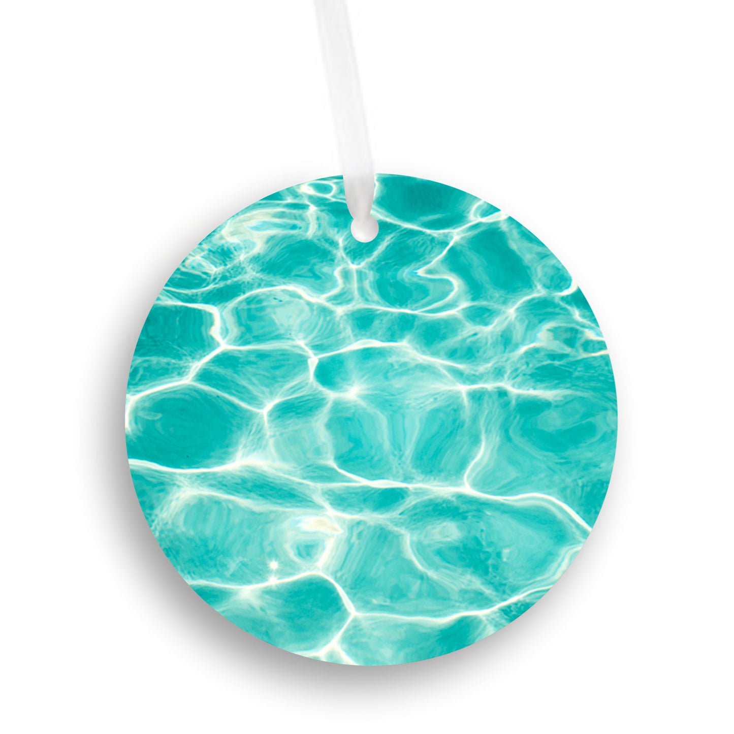 Ocean Water Ornament, Beach Photography Gift