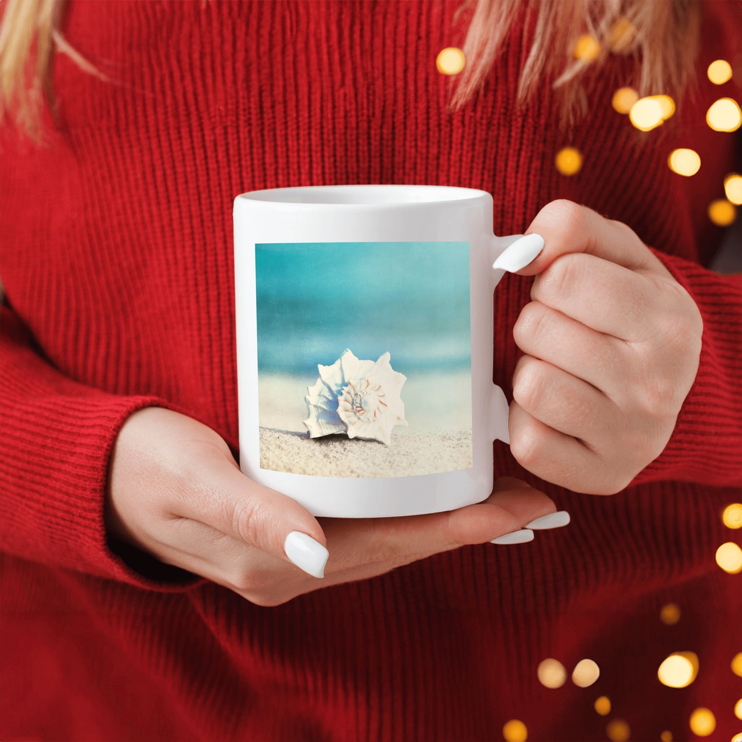 Beach Seashell Mug, Shell Mugs