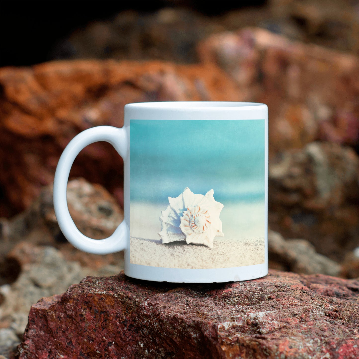 Beach Seashell Mug, Shell Mugs