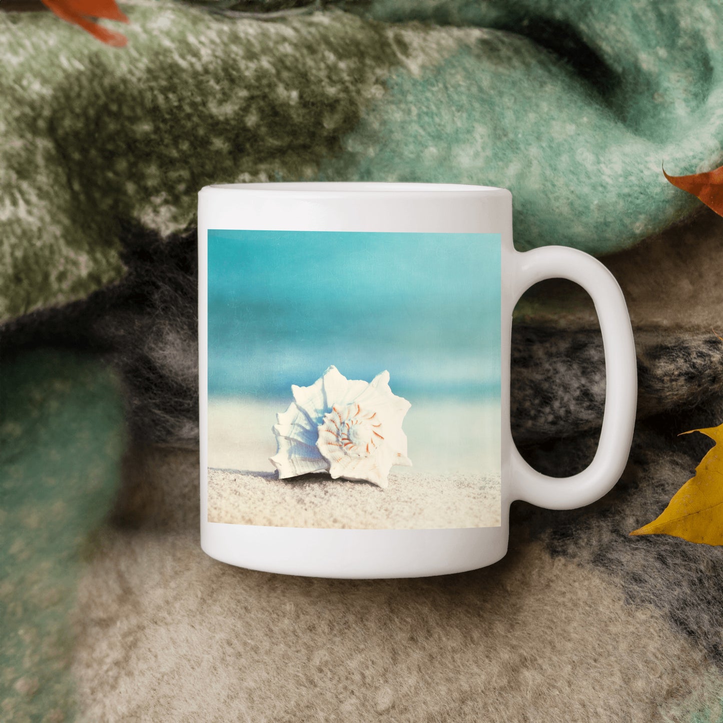 Beach Seashell Mug, Shell Mugs