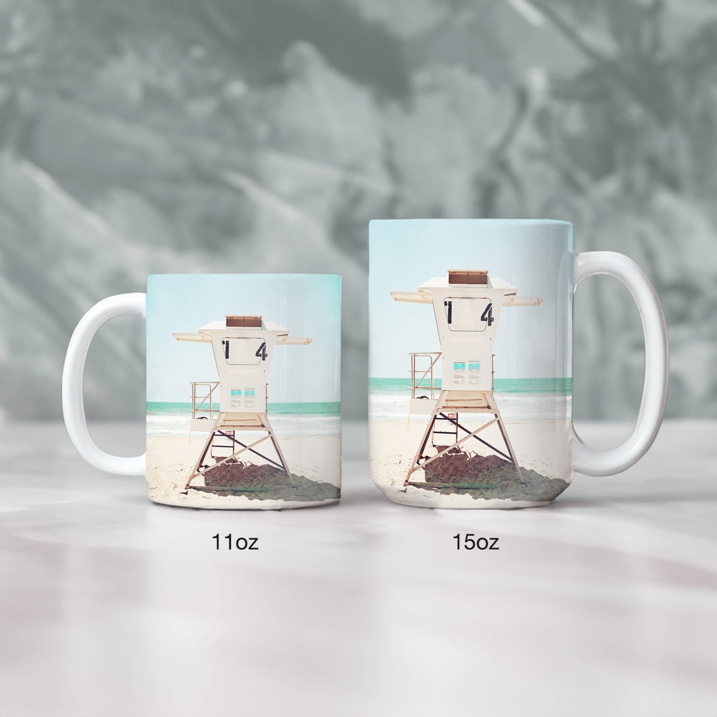 Lifeguard Stand Tower Mug, Beach Mug