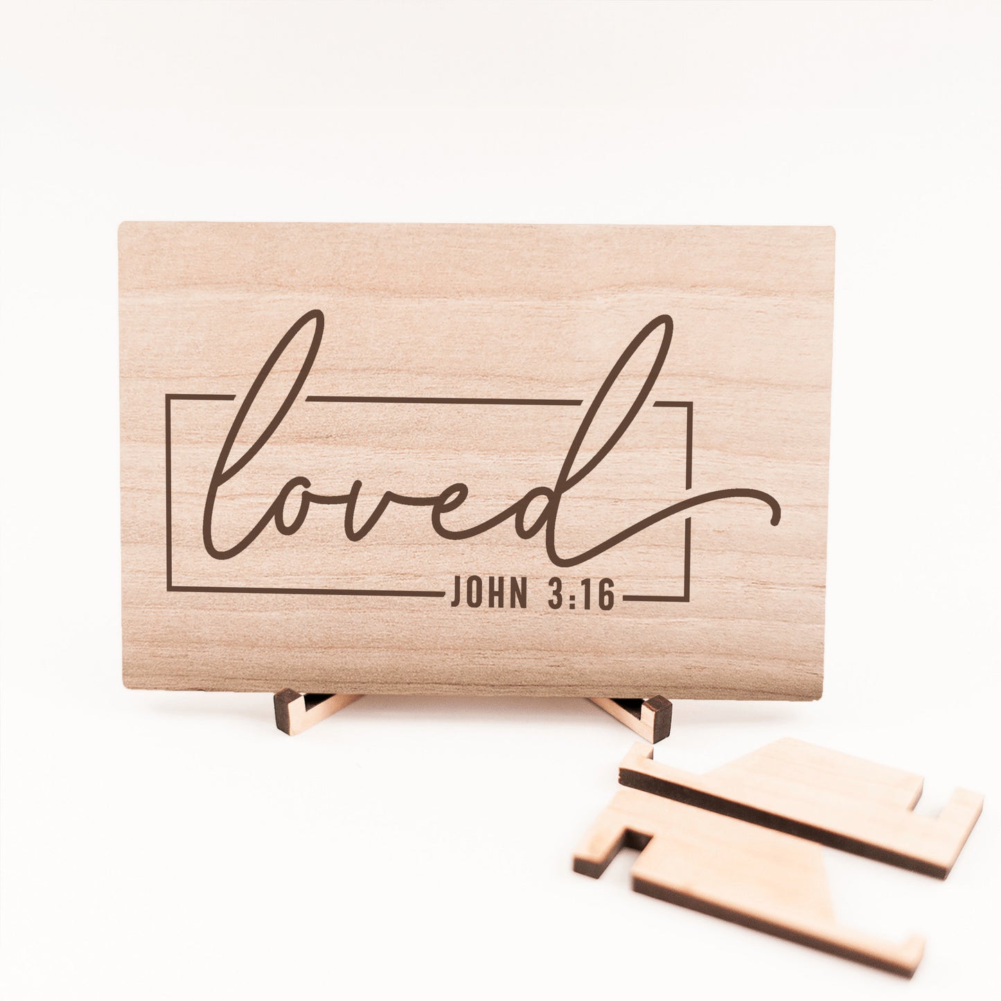Bible Verse Wooden Sign, Postcard Gift