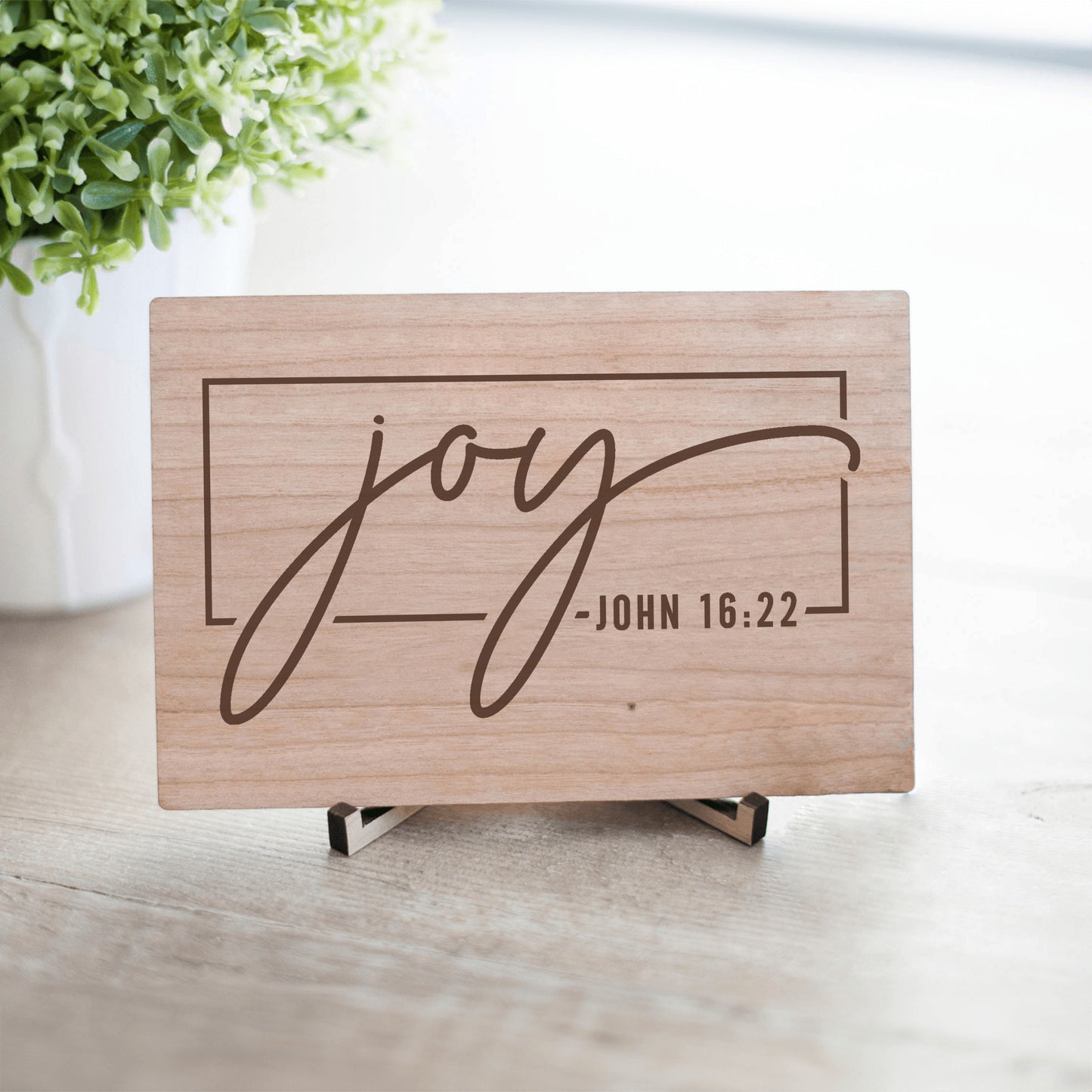 Joy Bible Verse Sign, Christian Gift