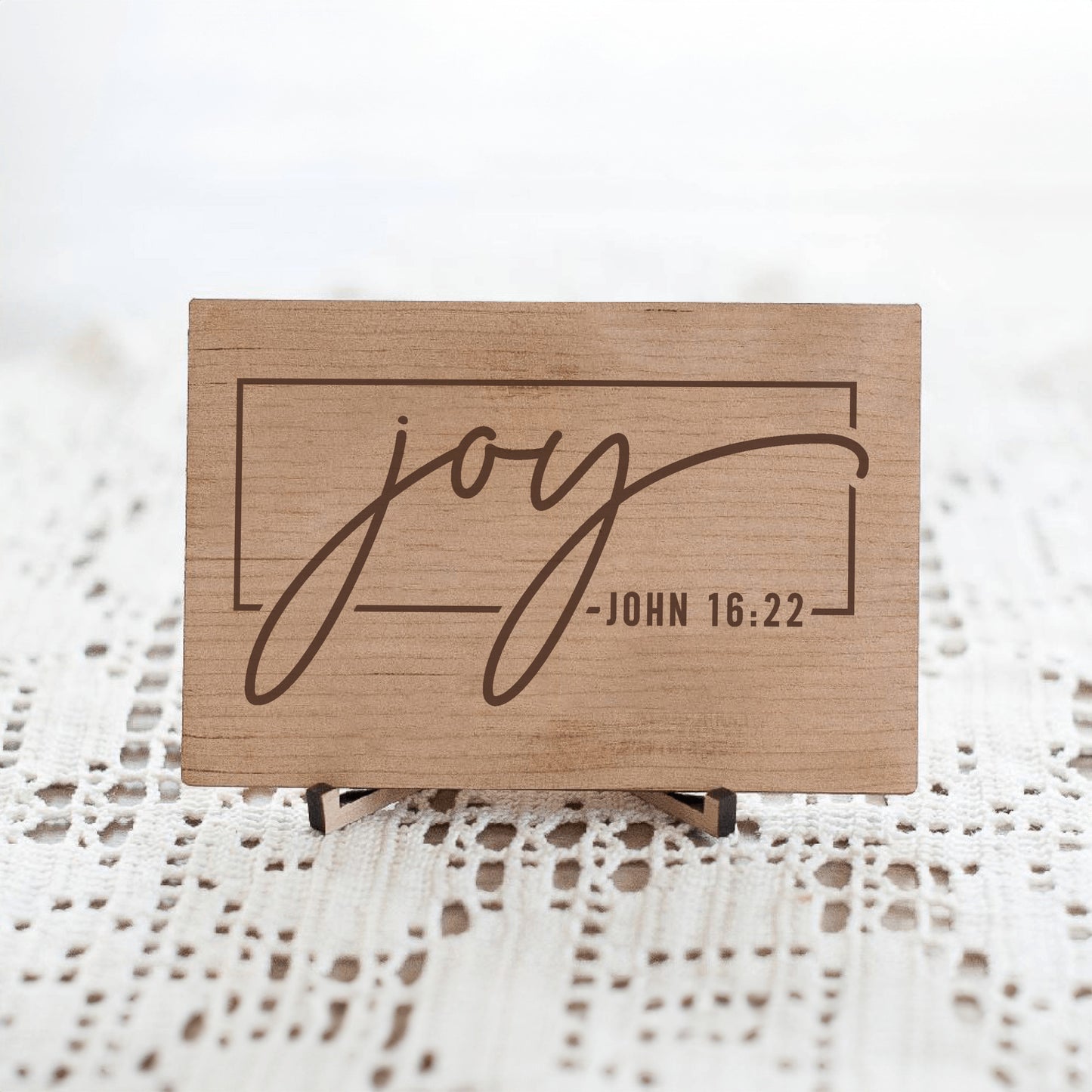 Joy Bible Verse Sign, Christian Gift