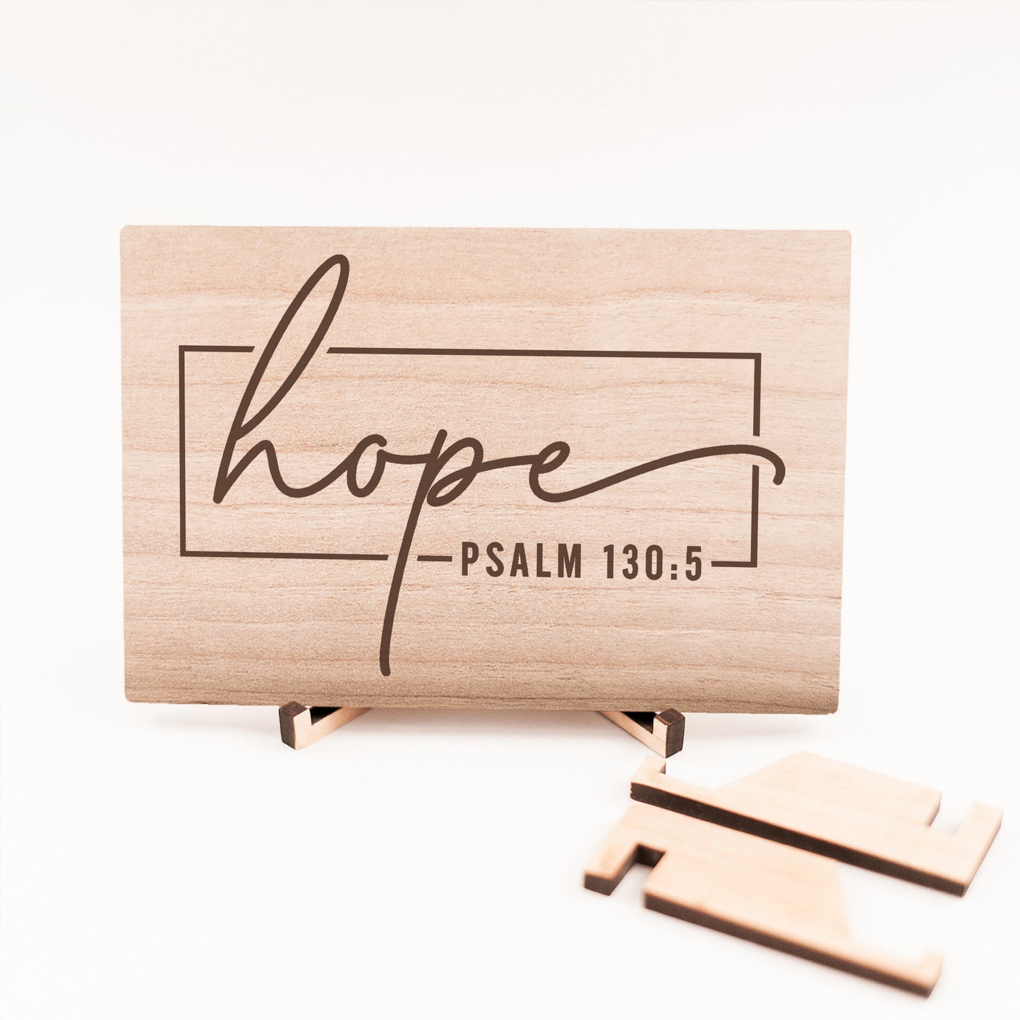 Bible Verse Wooden Sign, Hope Gift