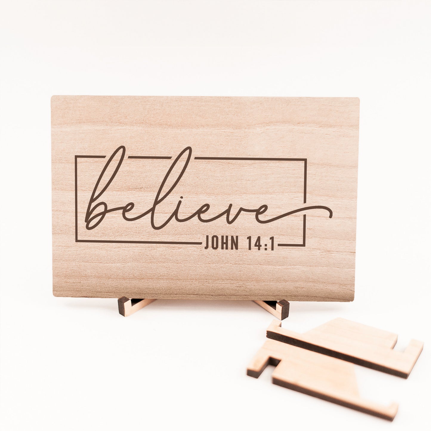 Christian Gift, Believe Wooden Sign