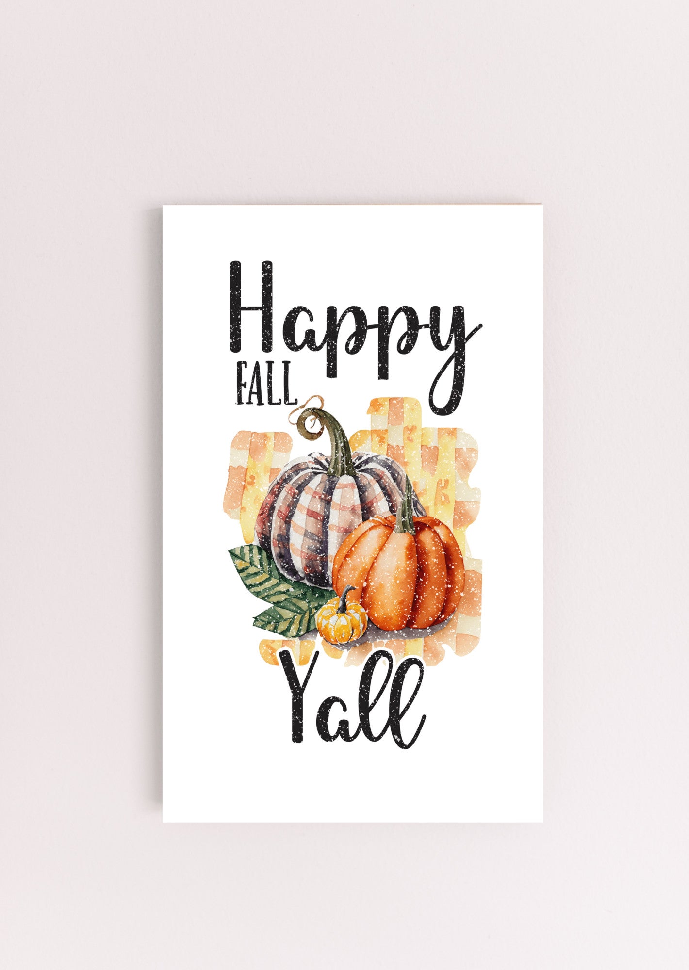 Happy Fall Sign, Autumn Thanksgiving Decor