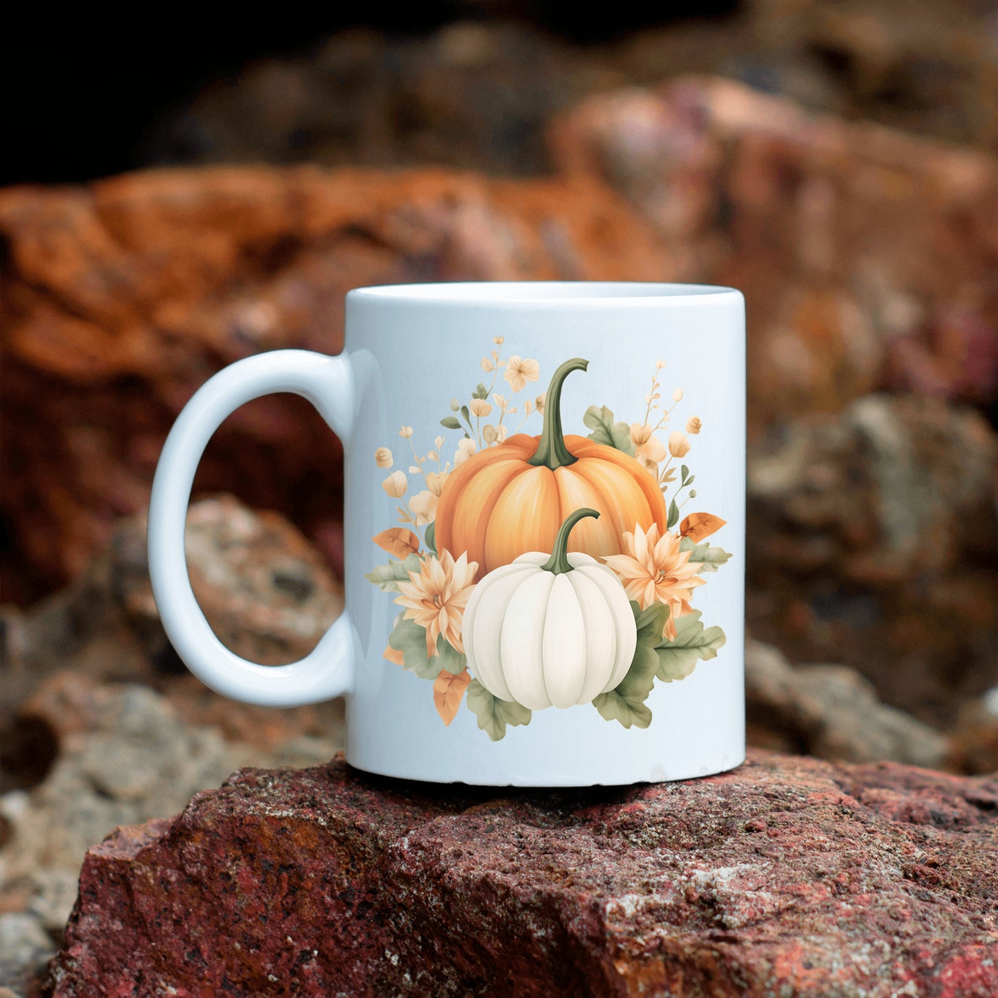 Fall Pumpkin Mug, Autumn Gift
