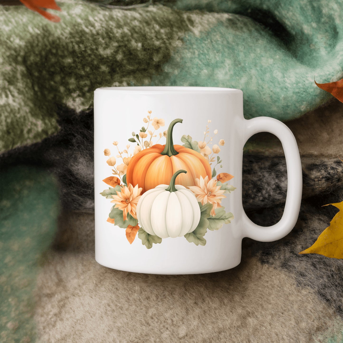 Fall Pumpkin Mug, Autumn Gift