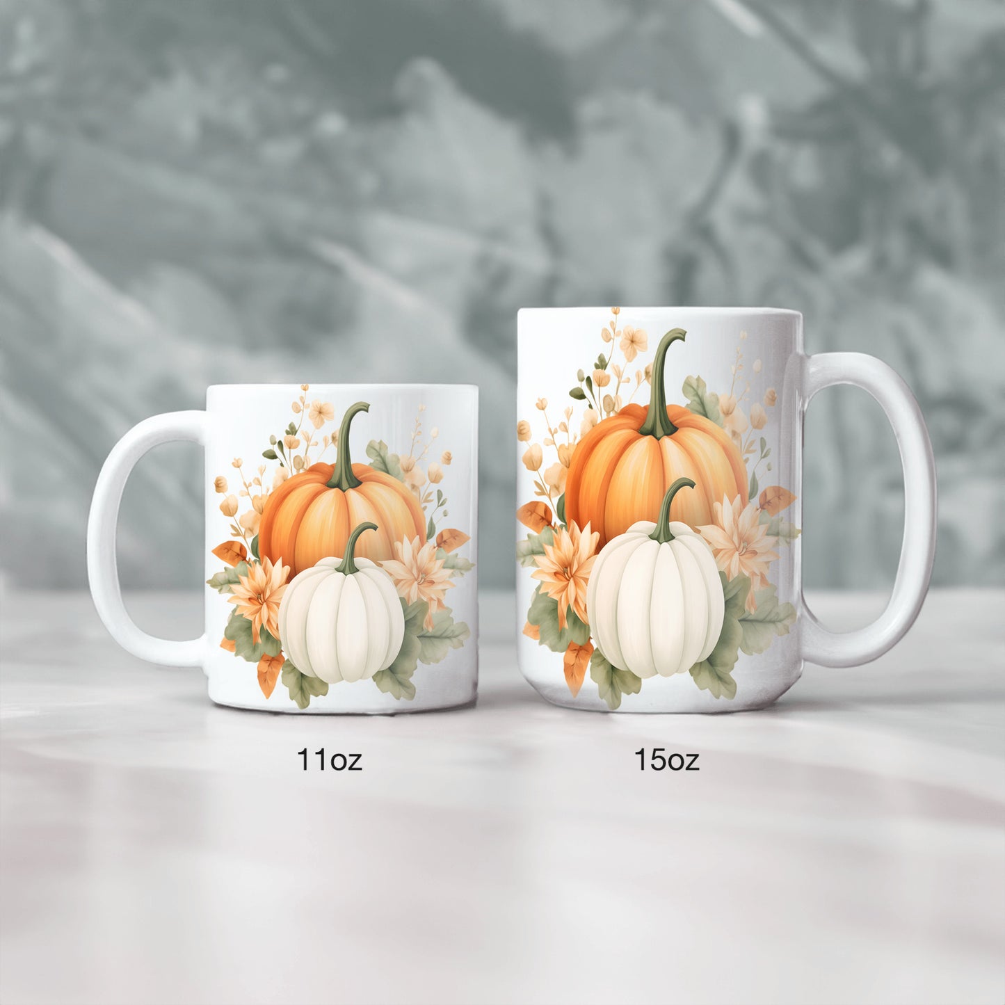 Fall Pumpkin Mug, Autumn Gift