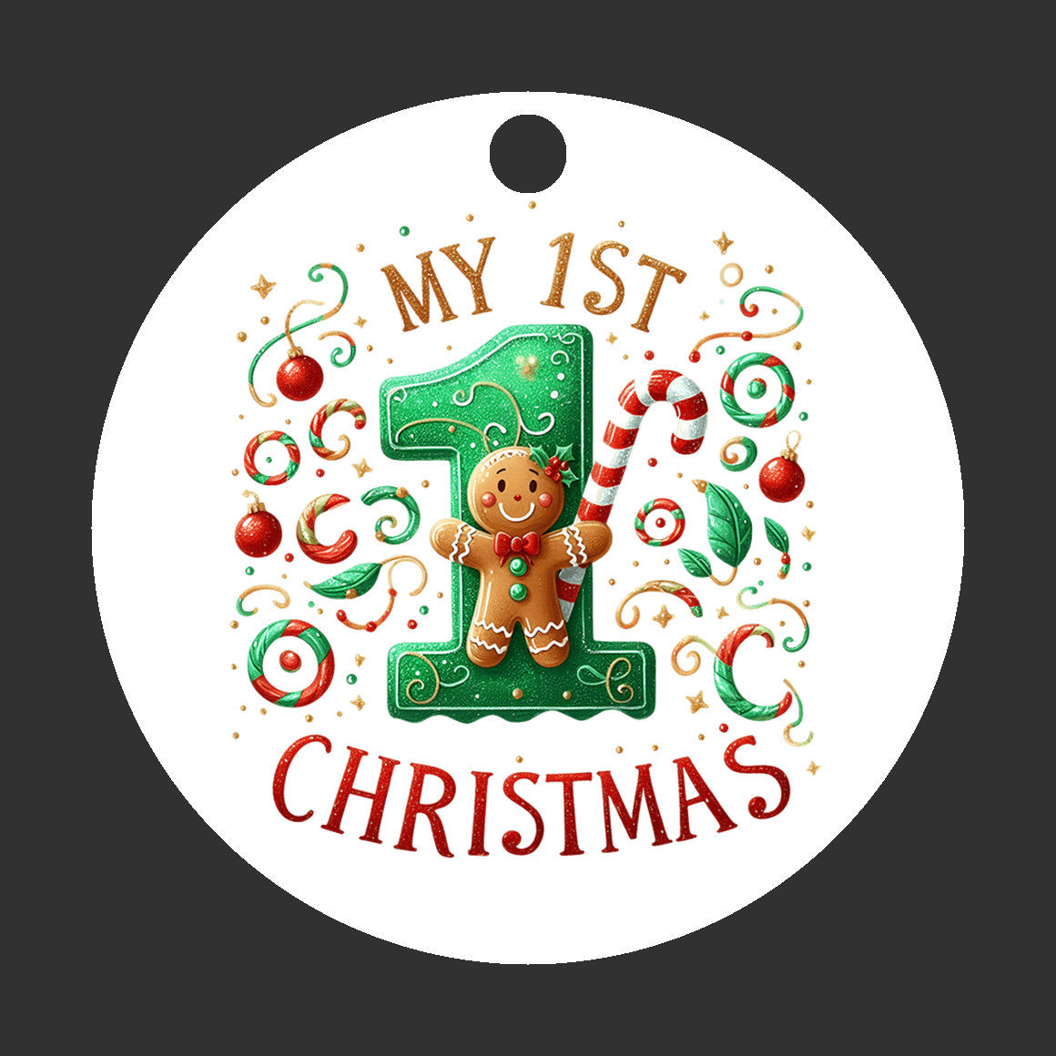 Baby's 1st Christmas Ornament, First Holiday