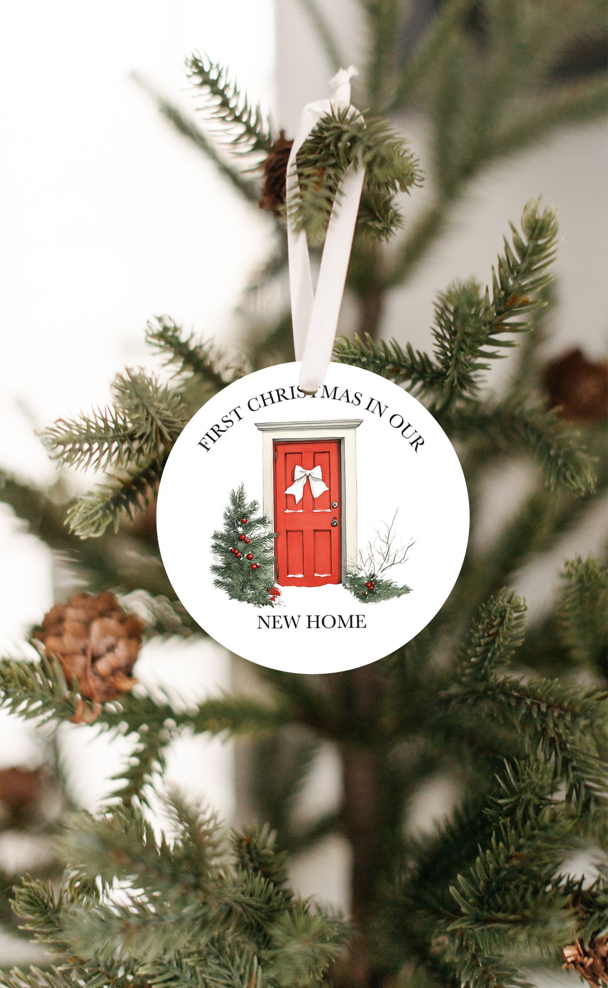 New Home Christmas Ornament, First Holiday Door
