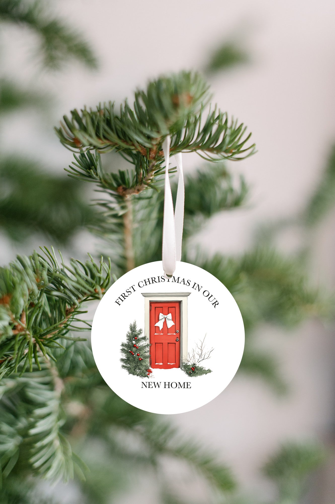 New Home Christmas Ornament, First Holiday Door