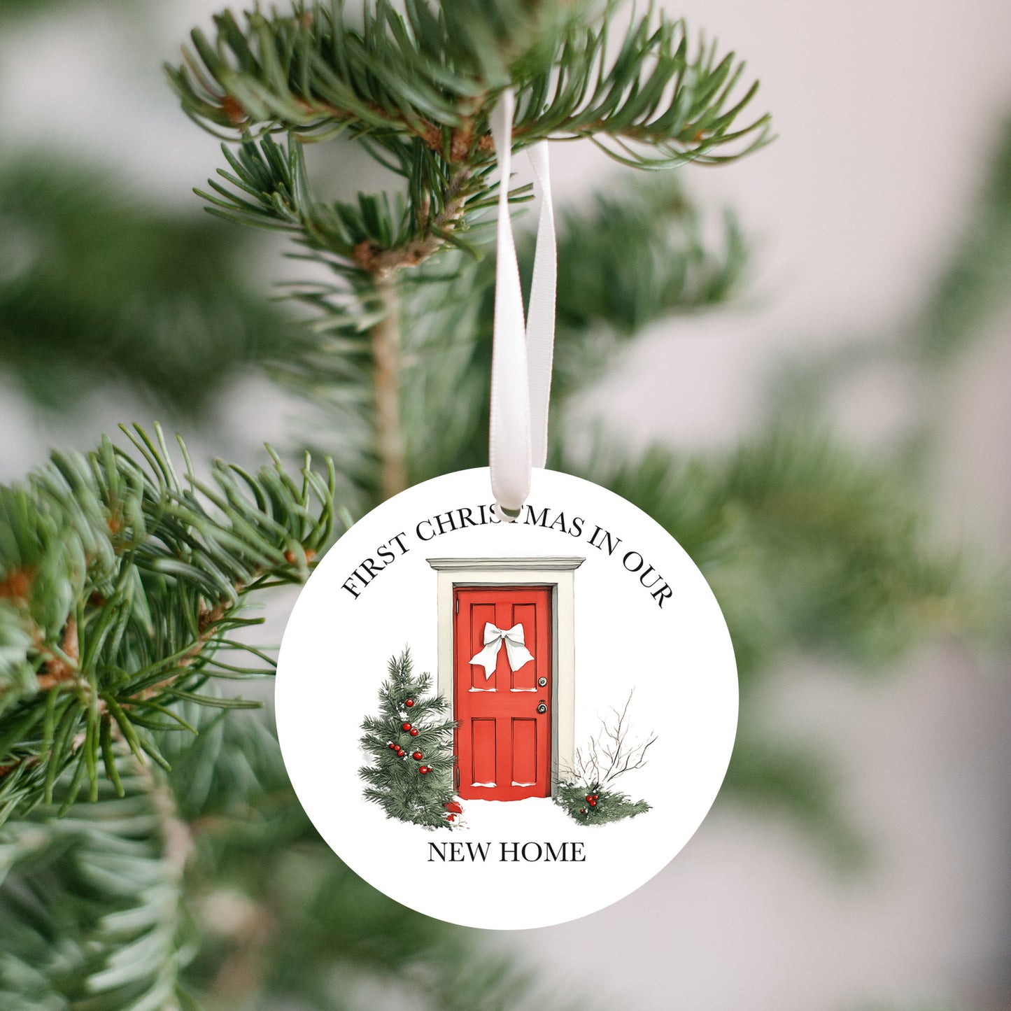 New Home Christmas Ornament, First Holiday Door