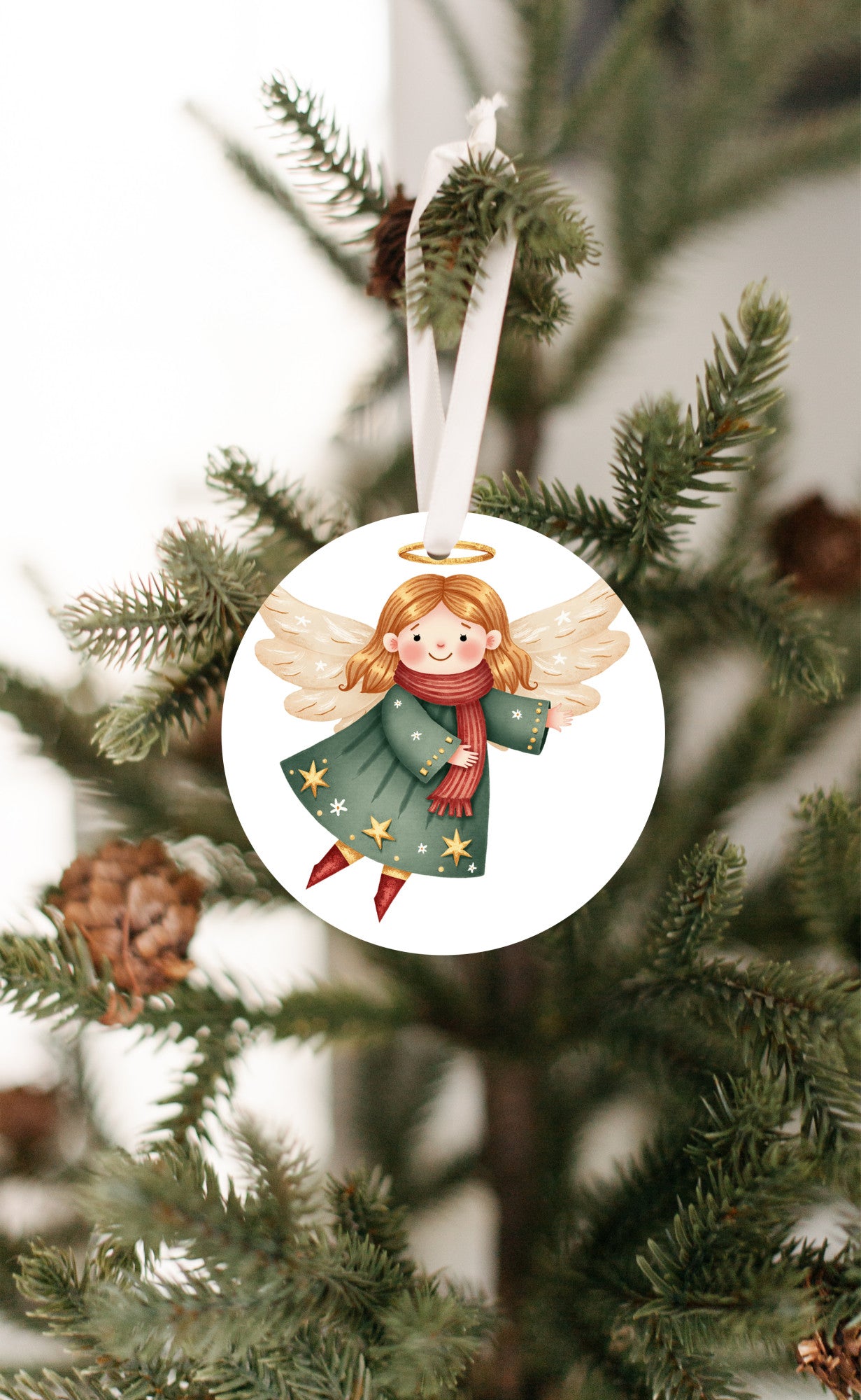 Angel Christmas Ornament, Angel Wings