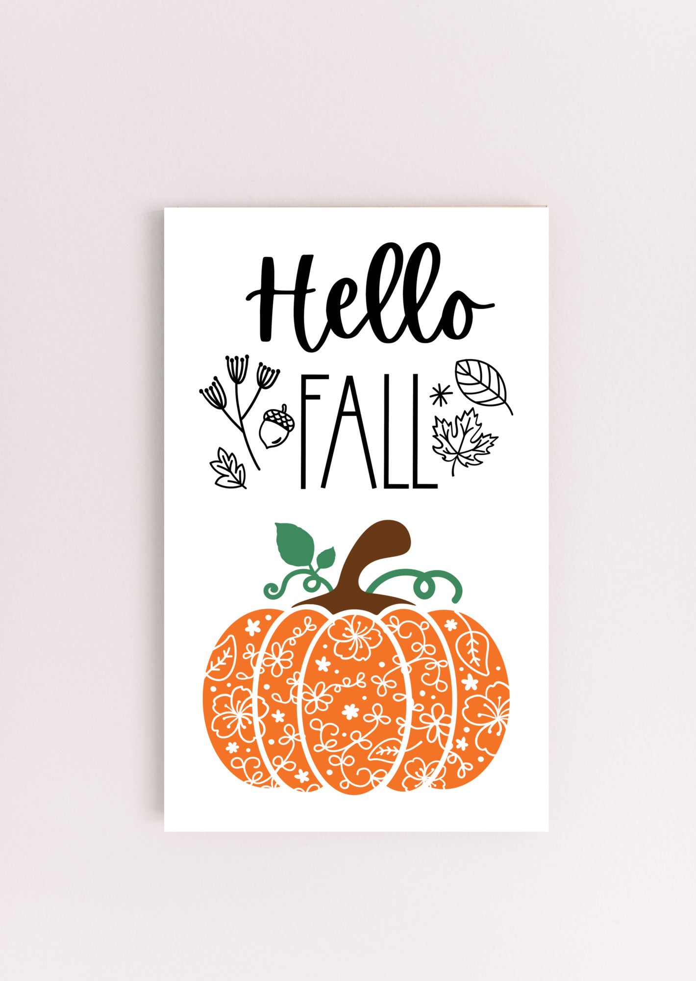 Fall Decor Sign, Autumn Home Art