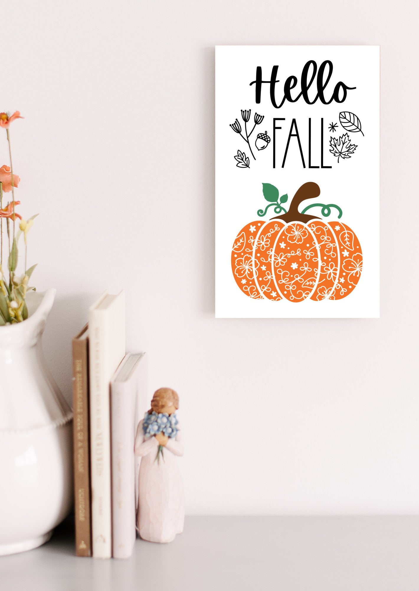 Fall Decor Sign, Autumn Home Art