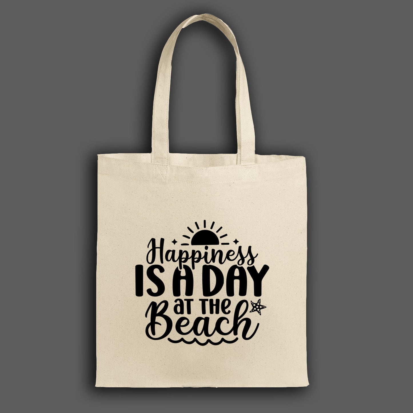 Beach Bag, Seashore Canvas Tote