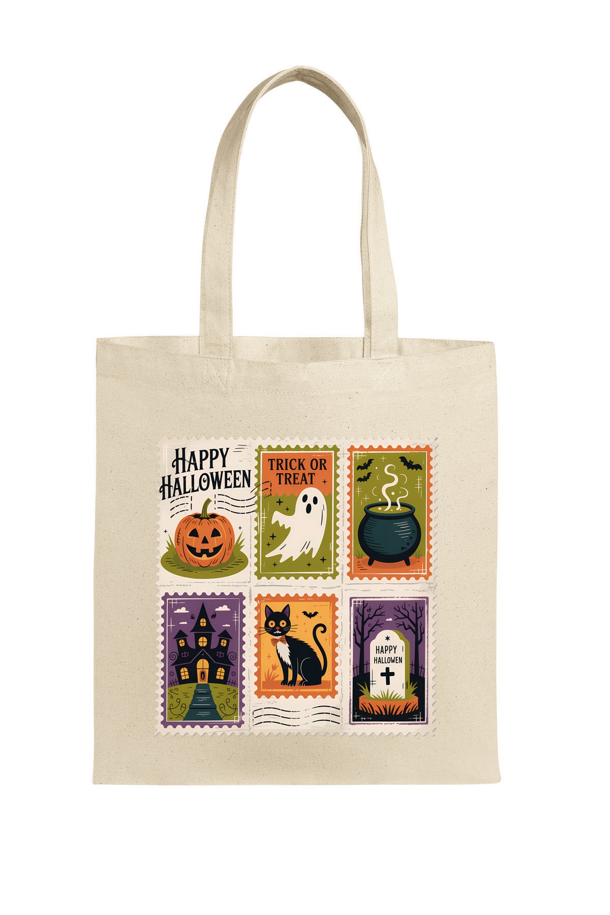 Halloween Candy Bag - Fall Canvas Bags