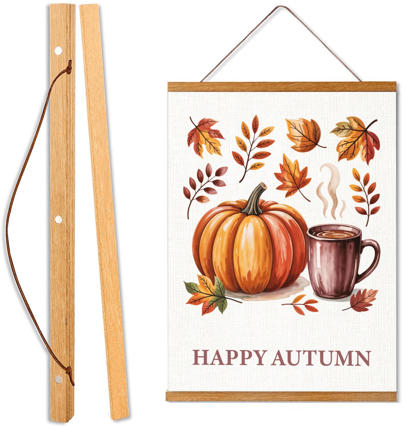 Autumn Wall Art, Fall Canvas Decor
