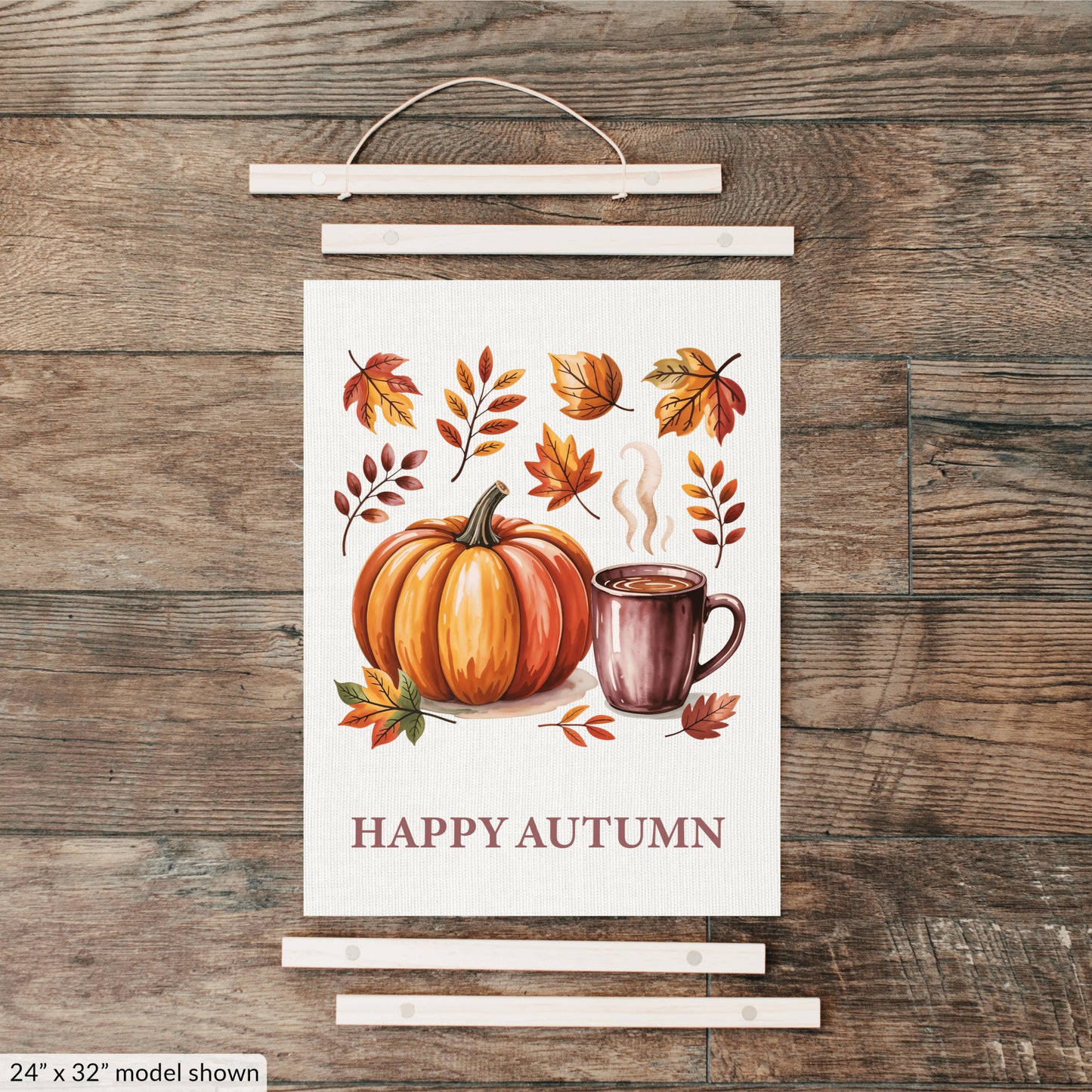 Autumn Wall Art, Fall Canvas Decor