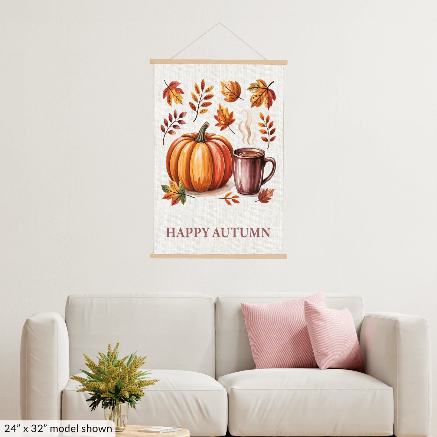 Autumn Wall Art, Fall Canvas Decor