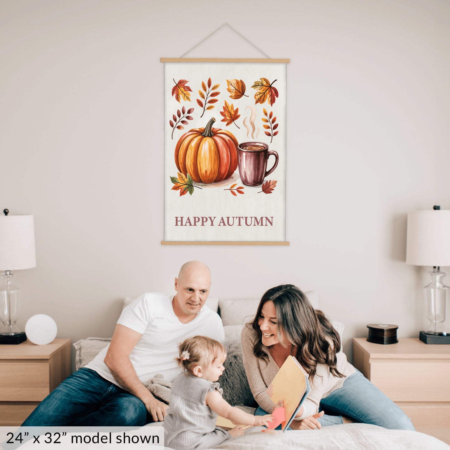 Autumn Wall Art, Fall Canvas Decor