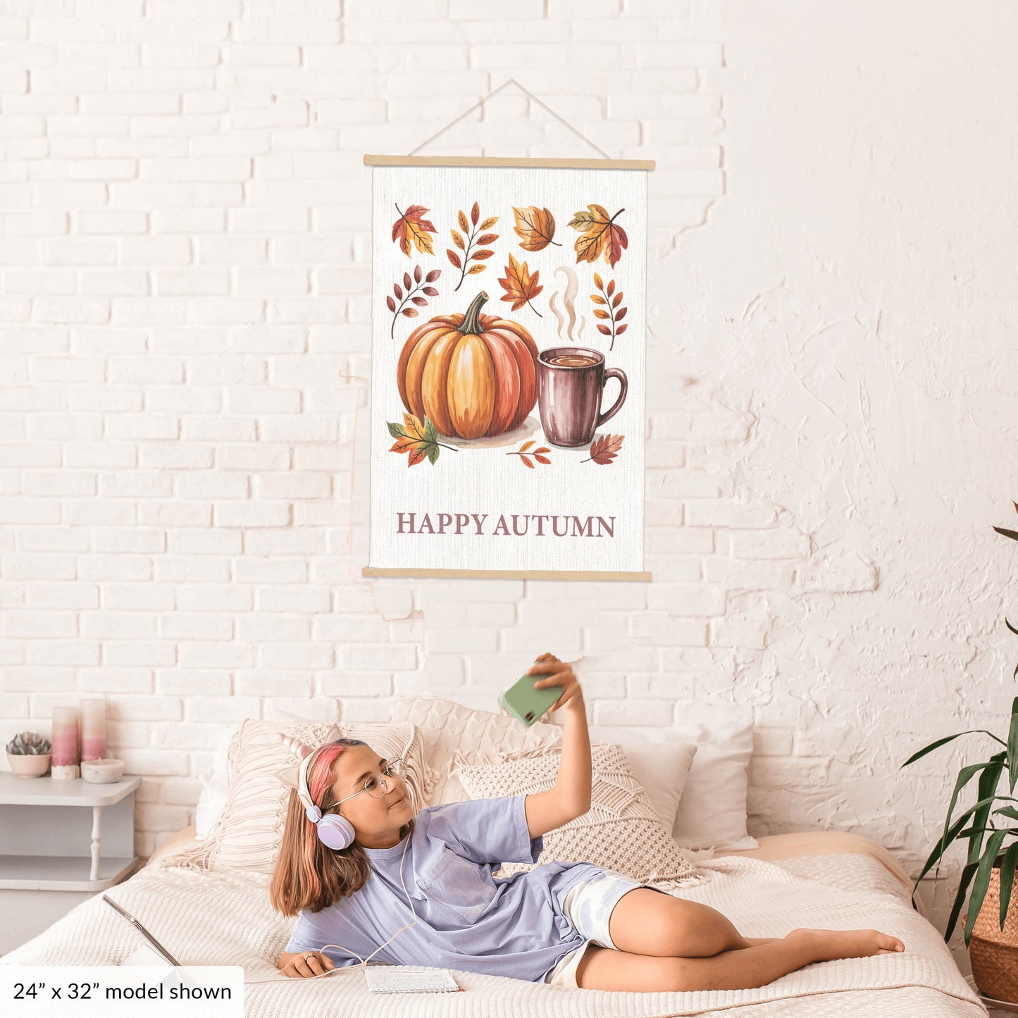 Autumn Wall Art, Fall Canvas Decor