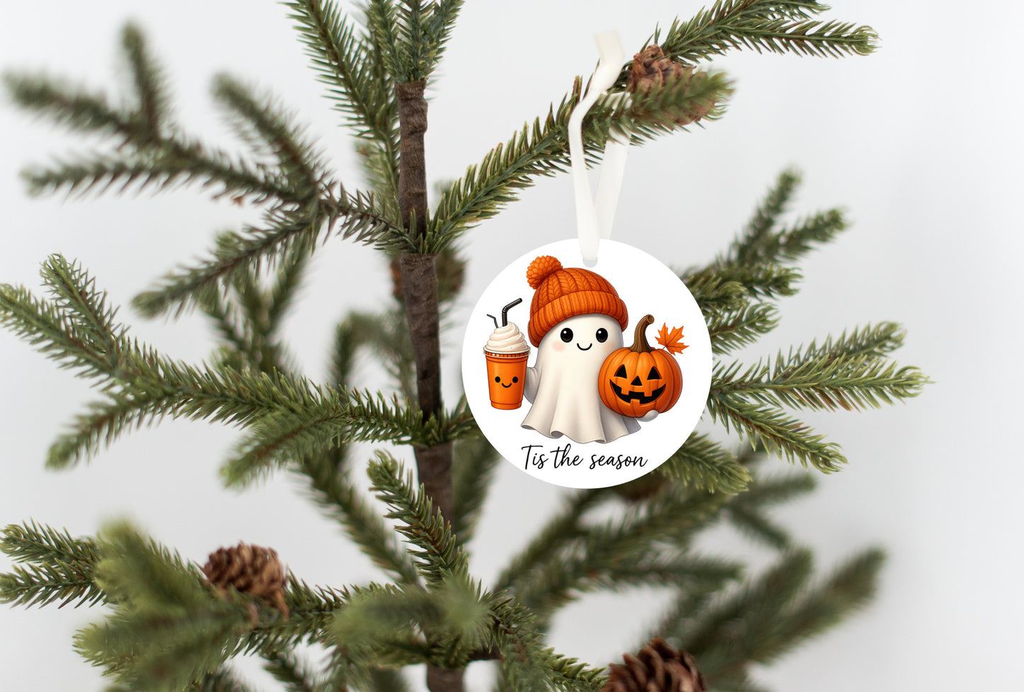 Ghost Halloween Tree Ornament