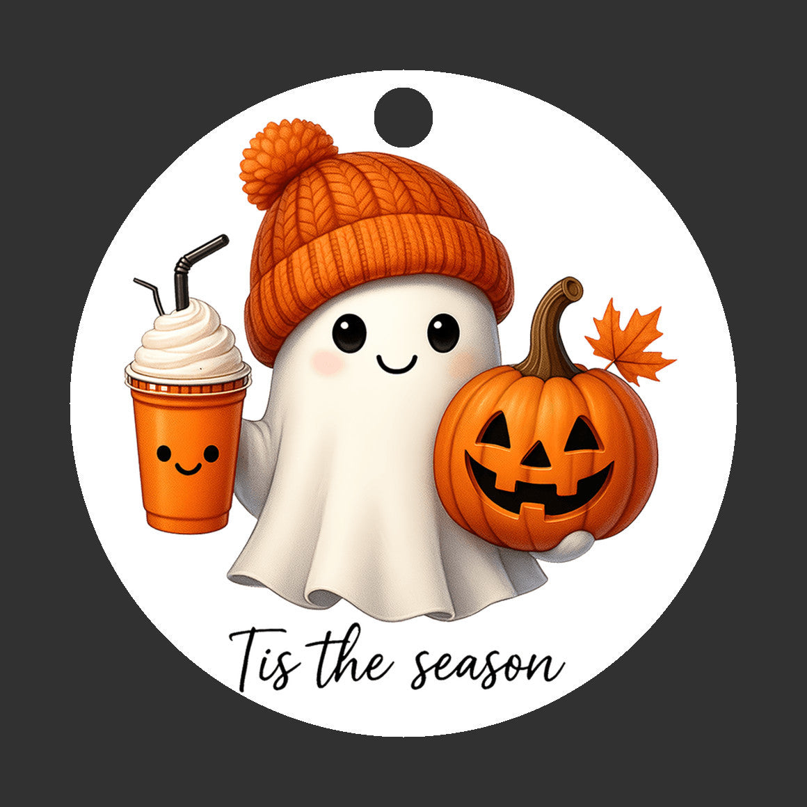 Ghost Halloween Tree Ornament