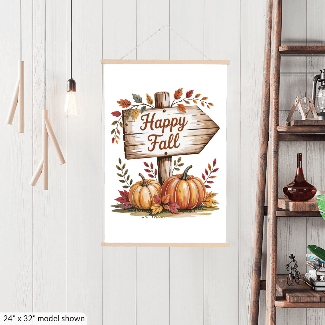 Hanging Canvas Wall Art, Fall Autumn Home Decor