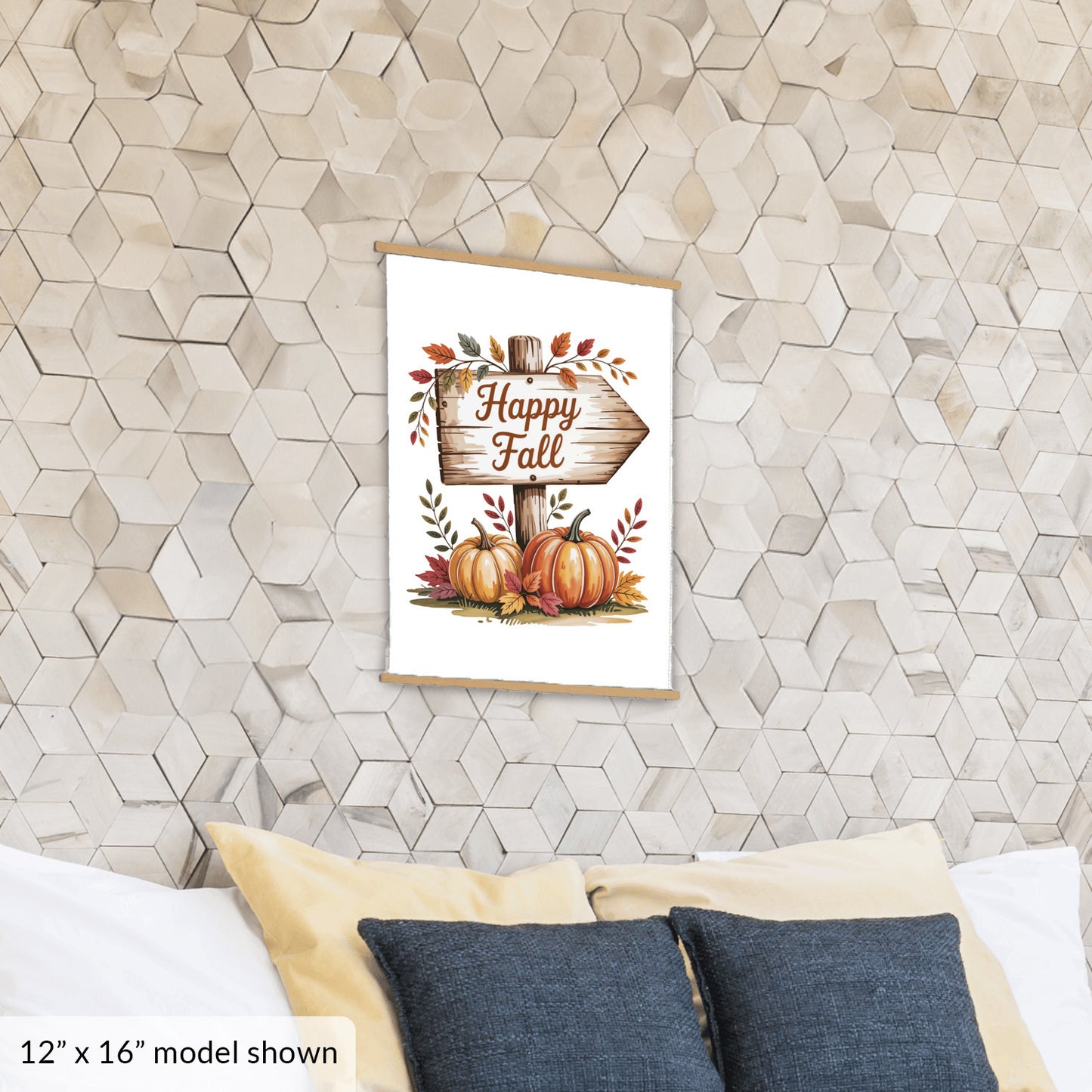 Hanging Canvas Wall Art, Fall Autumn Home Decor