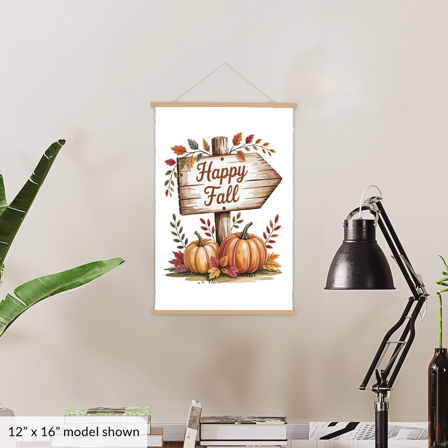 Hanging Canvas Wall Art, Fall Autumn Home Decor