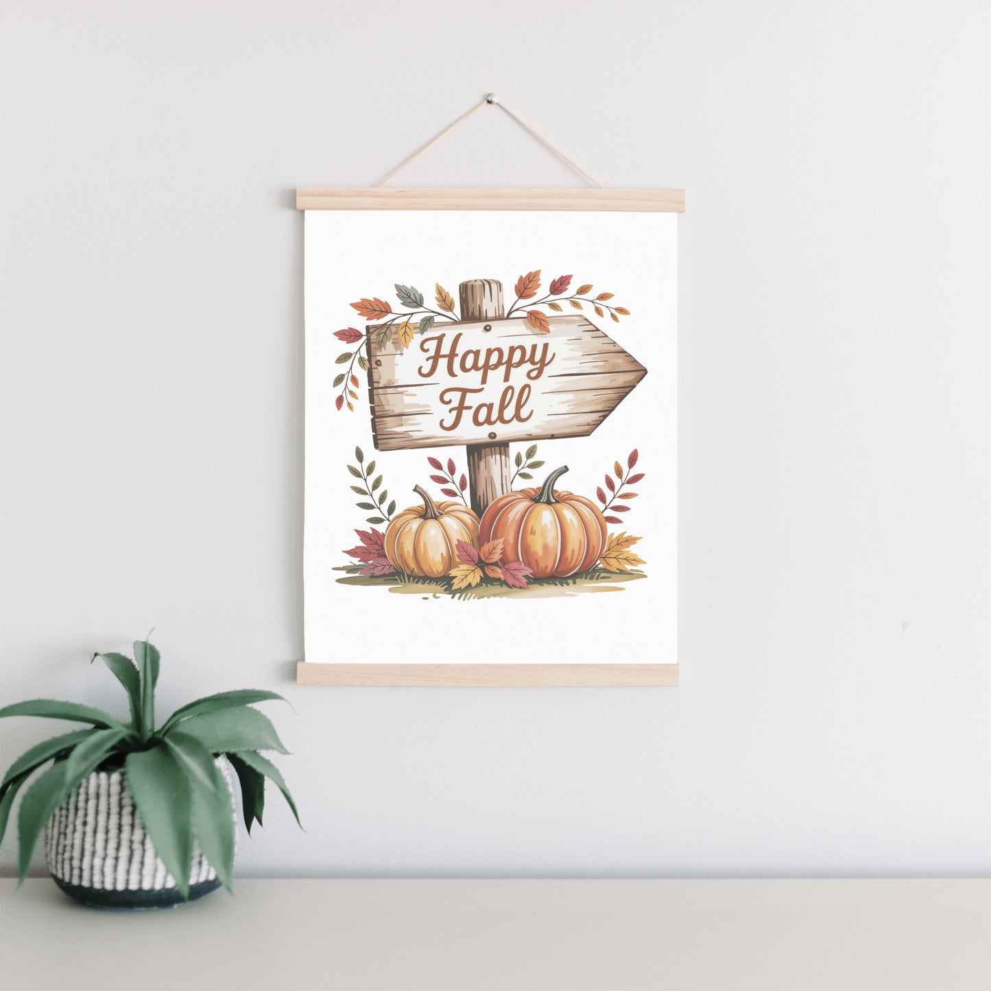 Hanging Canvas Wall Art, Fall Autumn Home Decor