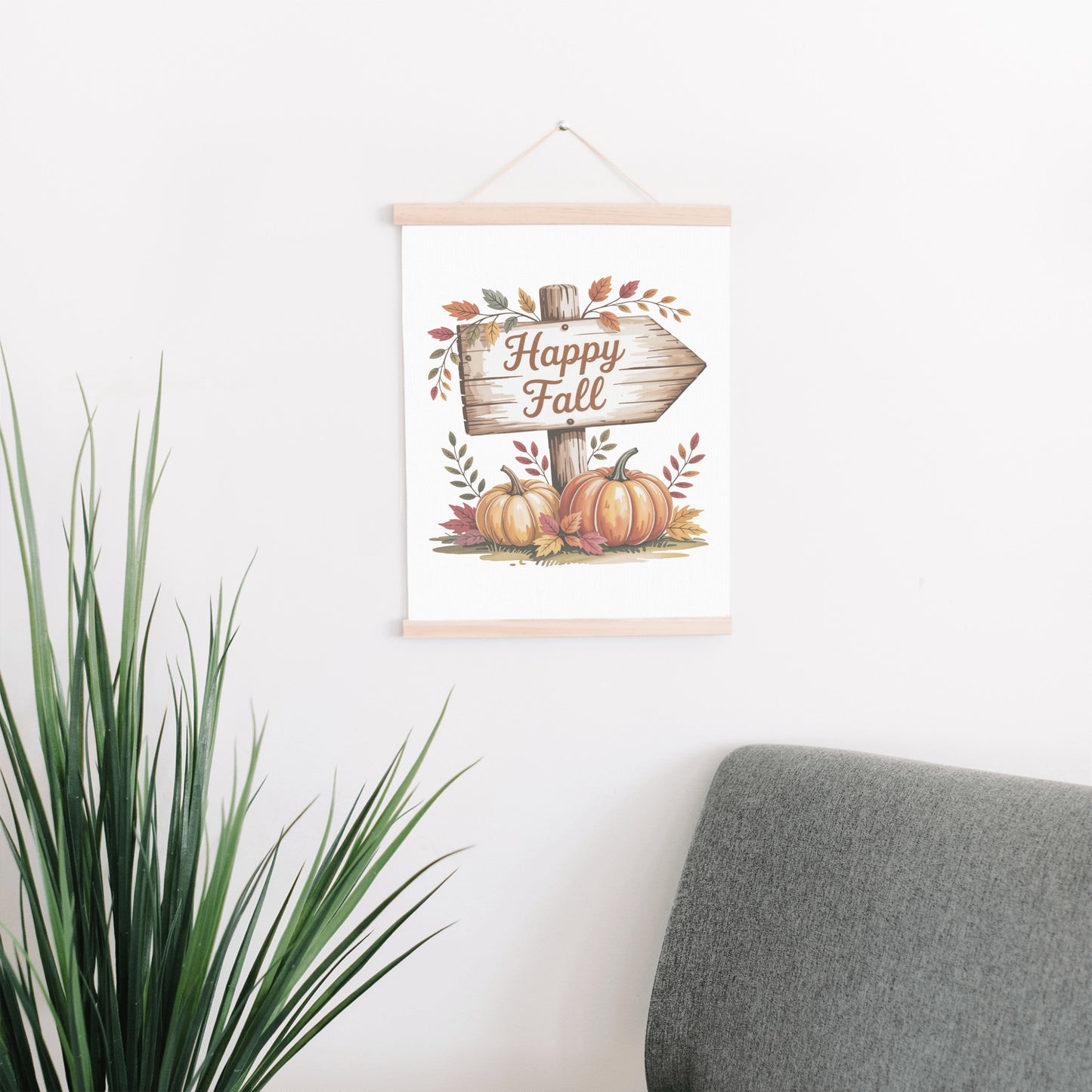 Hanging Canvas Wall Art, Fall Autumn Home Decor