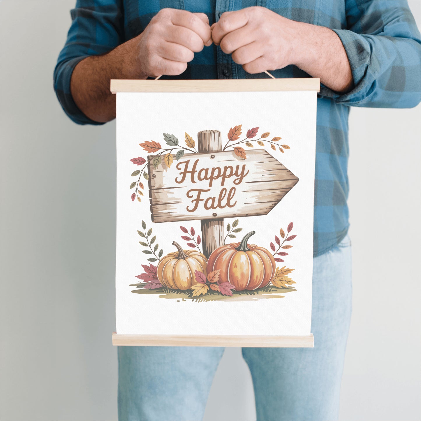 Hanging Canvas Wall Art, Fall Autumn Home Decor