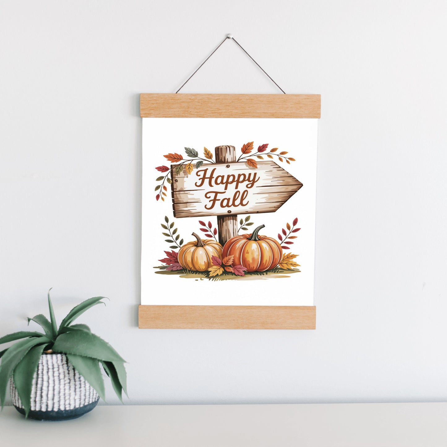 Hanging Canvas Wall Art, Fall Autumn Home Decor